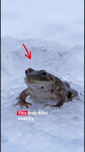 This Frog Freezes Alive