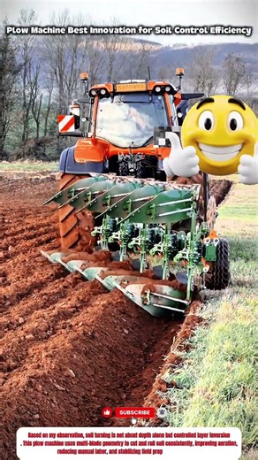 Plow Machine Best Innovation for Soil Control Efficiency