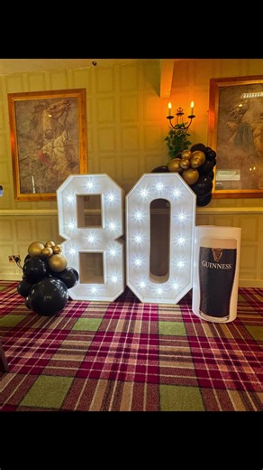 80th Birthday Cake and Decorations Ideas