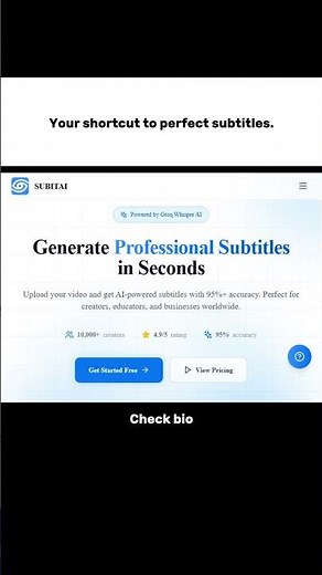 Create subtitles for free. Link is in our bio.