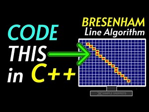 Bresenham Line Drawing Algorithm in C++ | Computer Graphics Tutorial (Part 2 with Code)