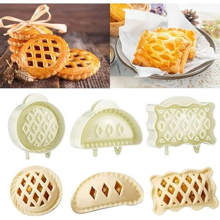 GHSDFBB Classic Mini Hand Pie Molds Dough Press Pocket Pie Molds-One Press Hand Pie Maker for Halloween Christmas Various Themed Party Potluck (White) - Walmart.ca