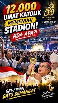 😱 12.000 Umat Katolik Penuhi Indonesia Arena! Ada Apa di Senayan?! 🔥 | Golden Jubilee 2026