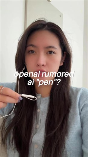 OpenAI’s rumored hardware bet is a pen 🖊️ what do you think? #tech #openai #apple #samaltman #productdesign