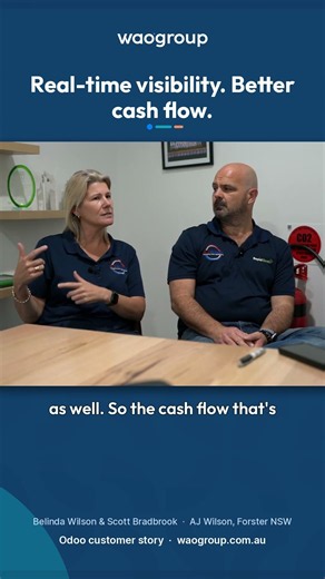 Real-time visibility, better cash flow #odoo