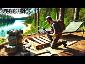 Day 28 Wilderness Survival | Subsistence Gameplay