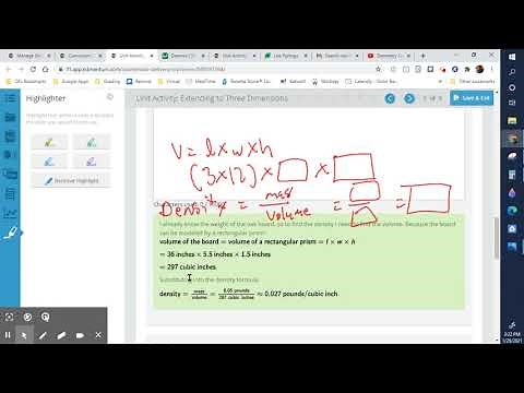 Unit Activity: Extending to Three Dimensions | Unit 6 Geometry