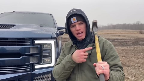 Powerstroke VS Cummins Push of War and Coverall Brawls