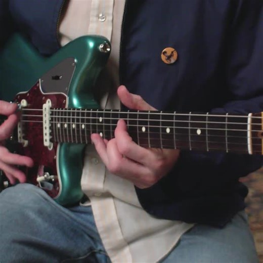 The American Professional Classic Offset Models feature vintage-inspired Coastline ‘65 Jazzmaster or ‘65 Coastline Jaguar pickups, modern "C"-shaped necks and ClassicGear tuners that provide precise tuning stability. Built to deliver night after night in iconic Fender colors and custom-faded vintage finishes. Featuring Nick Reinhart. Get one of your own: https://bit.ly/49yUU8l | Fender