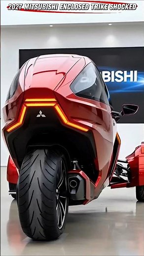 😱 2027 Mitsubishi Enclosed Trike SHOCKED the Industry | Future 3-Wheel Beast Revealed!