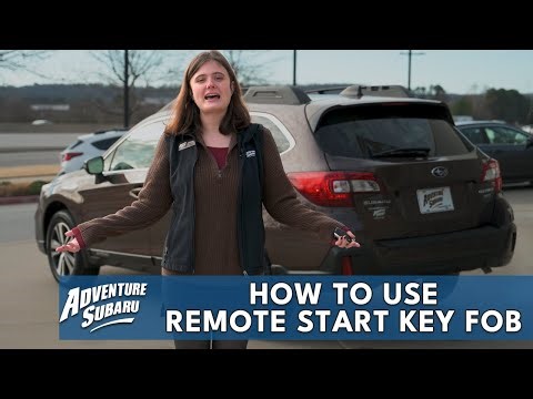 How to Remote Start Your Subaru Using the Key Fob