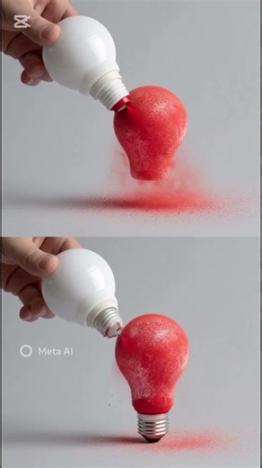 White Bulb ko Red Color Light kaise banaye 💡🎨 | AI Video + Human Voice #Shorts #DIY