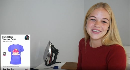 Watch NuFun Dark Fabric Transfer Sheets Instructions  on Amazon Live