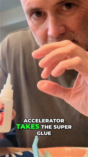 Super Glue Hack: Instant Dry with THIS Secret Accelerator! #shorts