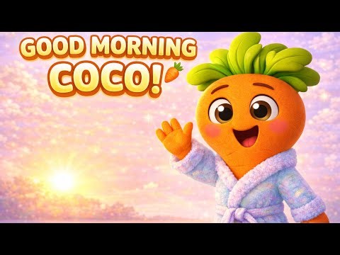 Good Morning, Coco 🥕 | Morning Routine Song for Kids