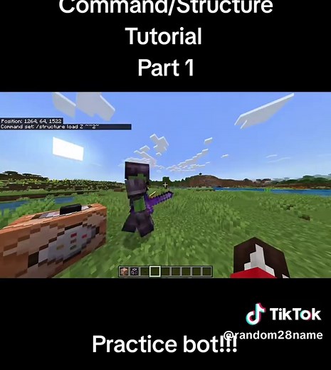 Zombie Practice for PvP and CPVP Training in Bedrock