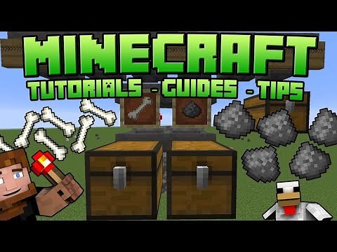 Minecraft Item Sorter Tutorial - With Overflow Protection