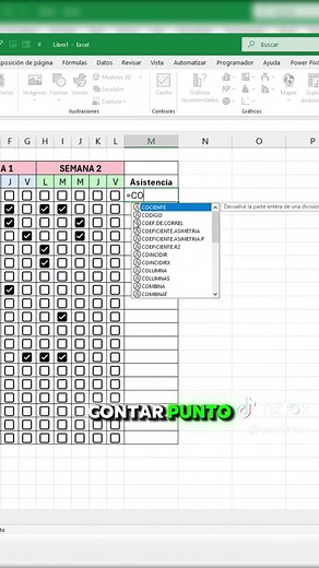 Cómo realizar un cuadro de asistencia en Excel