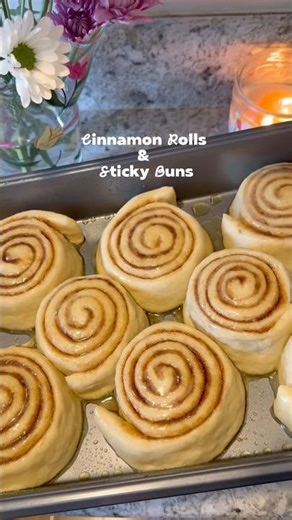 Cinnamon Rolls & Sticky Buns #baking #asmr #spring