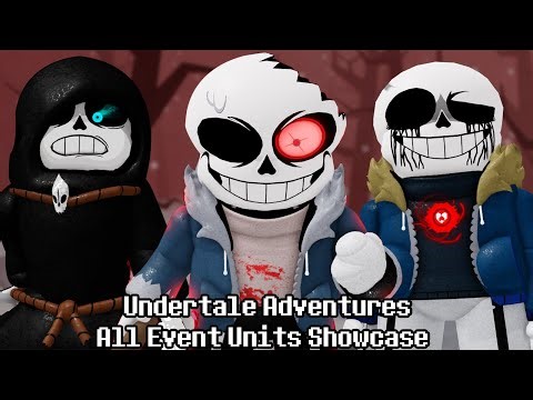 HALLOWEEN EVENT PART 1!!! Undertale Adventures All Event Units Showcase