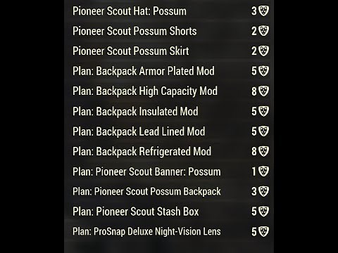 Fallout 76 How to farm Backpack mods
