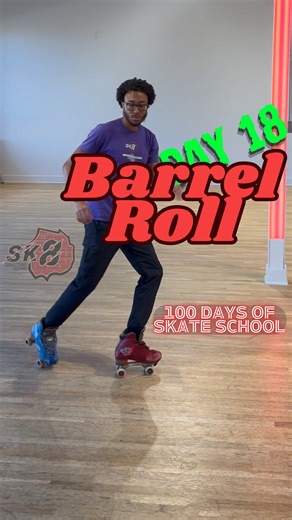 Roller Skating School - SK8SHOT Studios on Instagram: "The barrel roll… After some research I decided to provide yall some options on how to perform this. The first level is great for beginners to learn a smooth transition. The other two are more intermediate. Try it and tell me what you think. Don’t forget to follow @sk8shotstudios to learn how to skate."