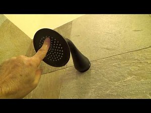 Easy Way to Unclog/Clean Shower Head Nozzles Water Fall Type