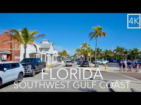 4K Drive from Bonita Springs to Fort Myers Beach, Florida | Scenic Southwest Florida Road Trip