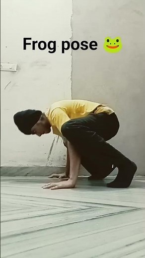 calisthenics beginners skill frog pose 🐸 in room #calisthenics beginner skills