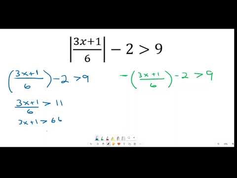 Solving Absolute Value Inequalities