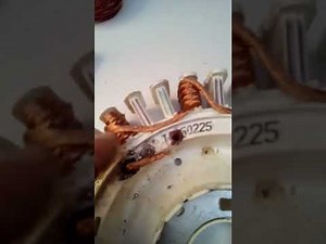 36 pole brushless motor from smart drive washing machine rewind to 48 volts e bike motor