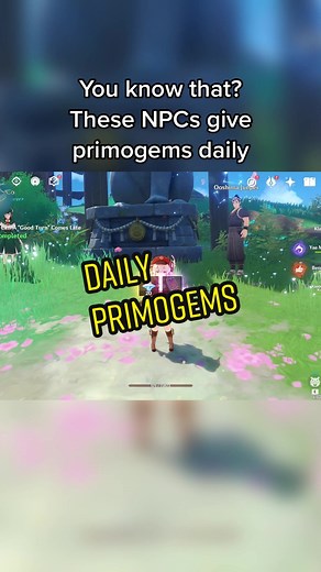 Daily Primogems from Generous NPCs in Genshin Impact