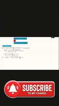 Terminating Decimal Numbers and Rational Numbers | Math Basics 🔢 #education #maths