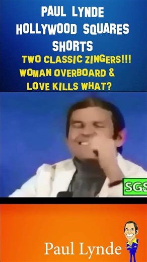 Revisiting Paul Lyndes sharpest quips! 2 of the funniest Zingers! Woman overboard & Love kills what?
