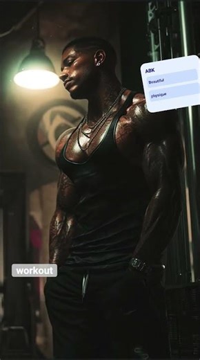 Beautiful physique Handsome man workout at gym 💪 Aesthetic Fascinating Fitness video.