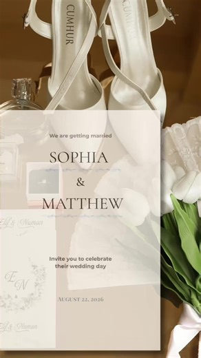 For couples who believe less is more 🤍. Elegant. Timeless. Refined. A creamy wedding invitation designed for couples who love understated luxury. Available now — link in bio. #weddinginvitation #luxurywedding #ElegantBride #minimalwedding #weddingstasionery