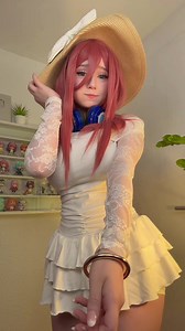 Summer is here 🥰 ib: @Pelmentos-chan #mikunakanocosplay #thequintessentialquintuplets #mikunakano #cosplay