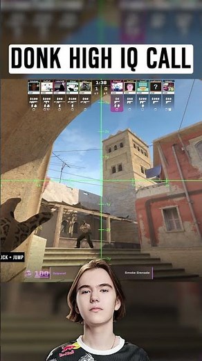 How DONK Reads High Elo FACEIT! #cs2 #donk #faceit #counterstrike