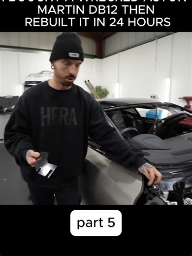 Rebuilding a Wrecked Aston Martin DB12 in 24 Hours