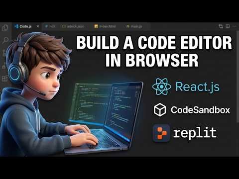 Build a React CodeSandBox & Replit Clone (Angular,React,Vue) Code Compiler IDE in Browser Using TS