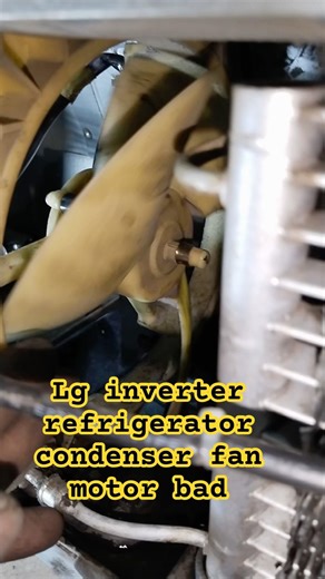 LG Smart Inverter Refrigerator Condenser Fan Motor Slow Problem Replace & Repair 🛠️ | Manoj a to z