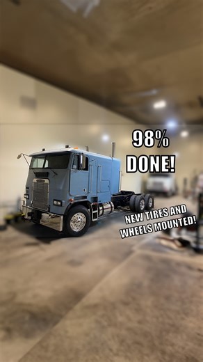 55K views · 1K reactions | Will It Start? Freightliner Cabover Gets New Tires, Fuel, and Stacks! | Bruce Wilson | Facebook