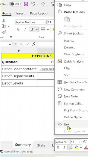 📊 Excel Hyperlink | Create, Edit, and Manage Links in Excel | Excel_and_PowerBI #shorts