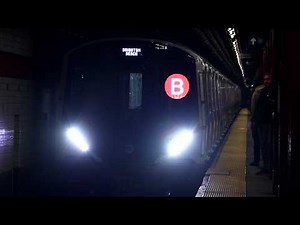 MTA New York City Subway: Brighton Beach Bound R211A B Train @ 47th-50th Streets-Rockfeller Center