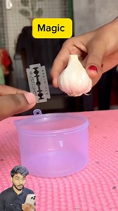 1.3M views · 9.9K reactions | Blade and garlic experiment #experiment #science #experiments | Rkexperiment18 | Facebook