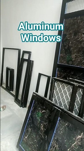 Aluminum frame and windows #glass #glassart #disposableglass #glassdesign