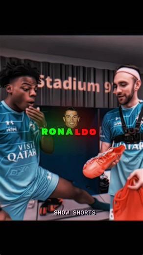Speed ​​received Ronaldo and Luffy's boots 🥶 #ishowspeed #ronaldo #edit