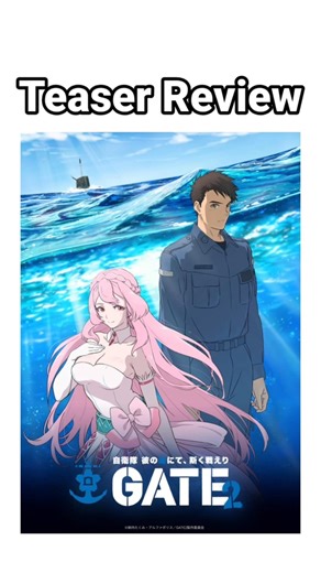 GATE 2 : JMSDF Trailer Review #teaserreview #animereview #anime #gate #isekai #jsdf #animeedit #film