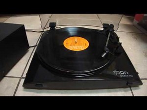 ION PROFILE PRO USB Turntable W Input music Elvis Presley
