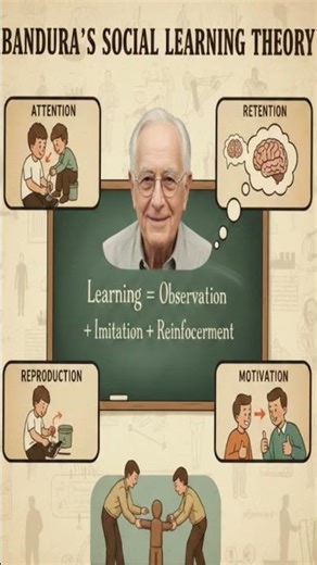 Bandura Social Learning Theory Short notes #ctet2026 #ctet #dsssb #drshubhamdubey #reetlevel1cutoff